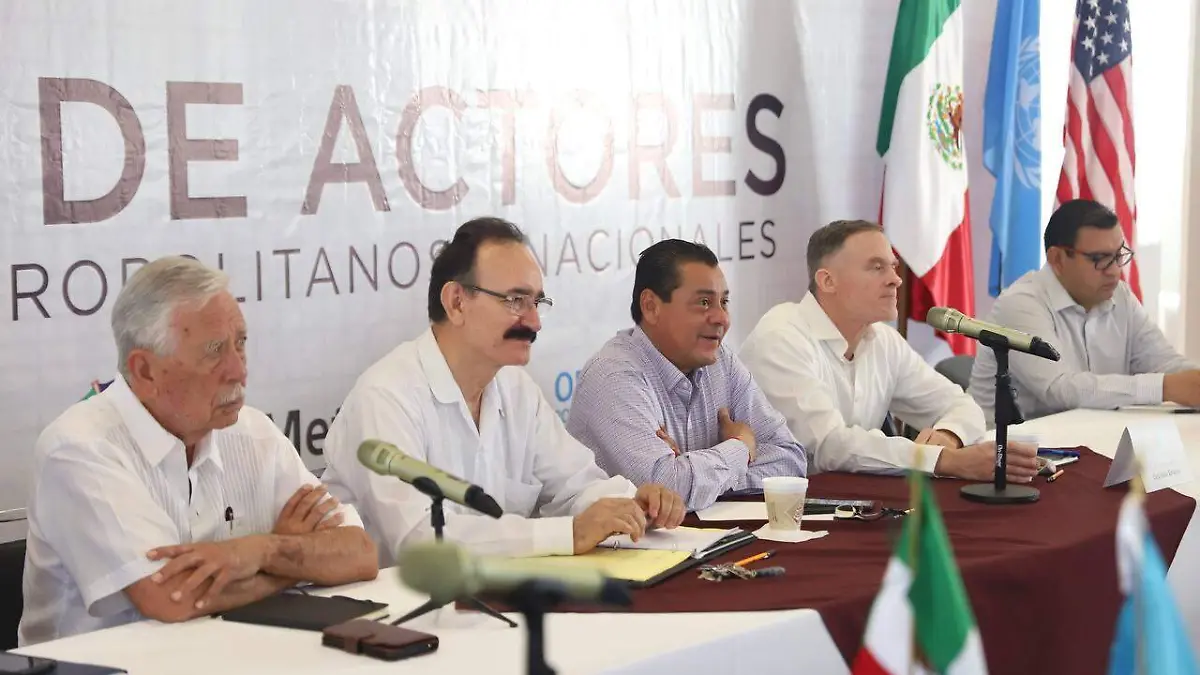 ONU-Habitat presentan soluciones para saneamiento del río Bravo Mesa de Actores (1)